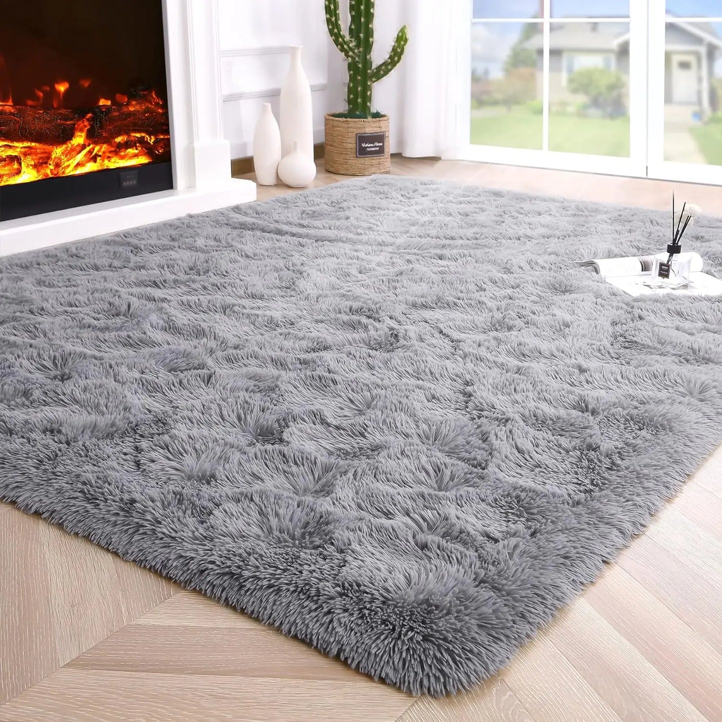 Soft Fluffy Non-slip Rugs for Bedroom, Living Room