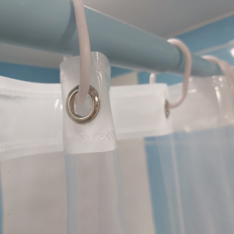 Waterproof Clear Shower Curtain Liner with Hooks - Homespectrums