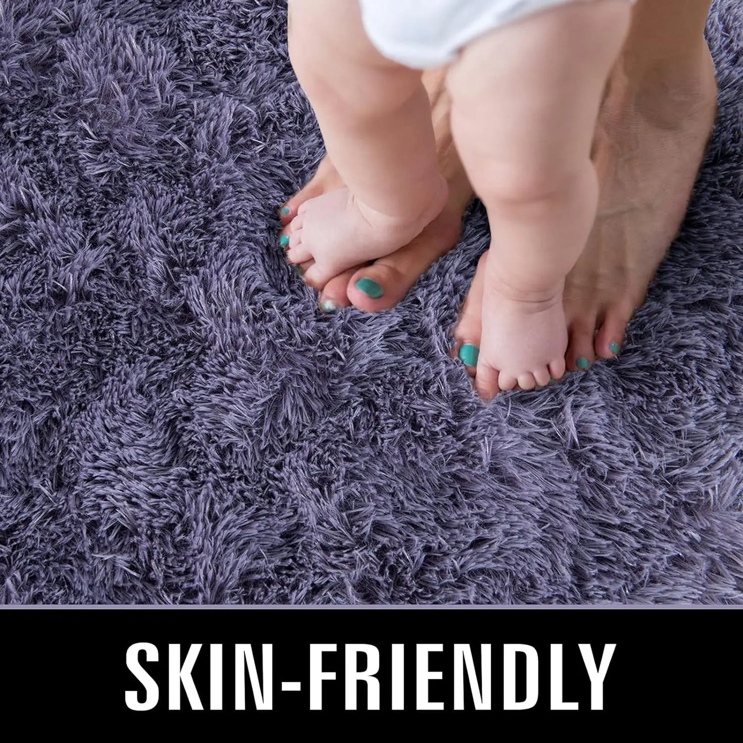 Soft Fluffy Non-slip Rugs for Bedroom, Living Room