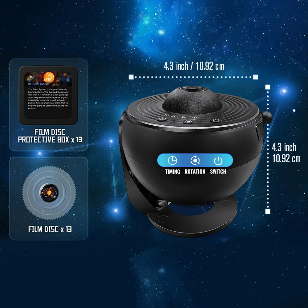 Galaxy, Planetarium Star Projector, Realistic Starry Night Sky
