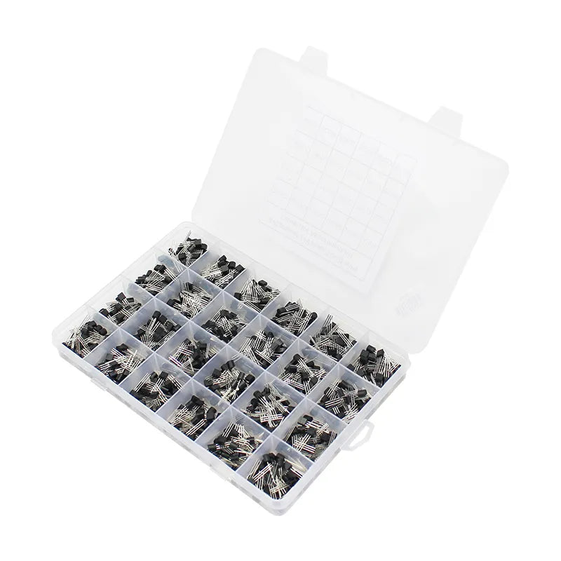 200-900PCS TO-92 Transistor Kit assortment box