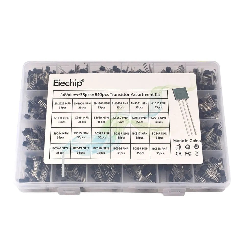 200-900PCS TO-92 Transistor Kit assortment box