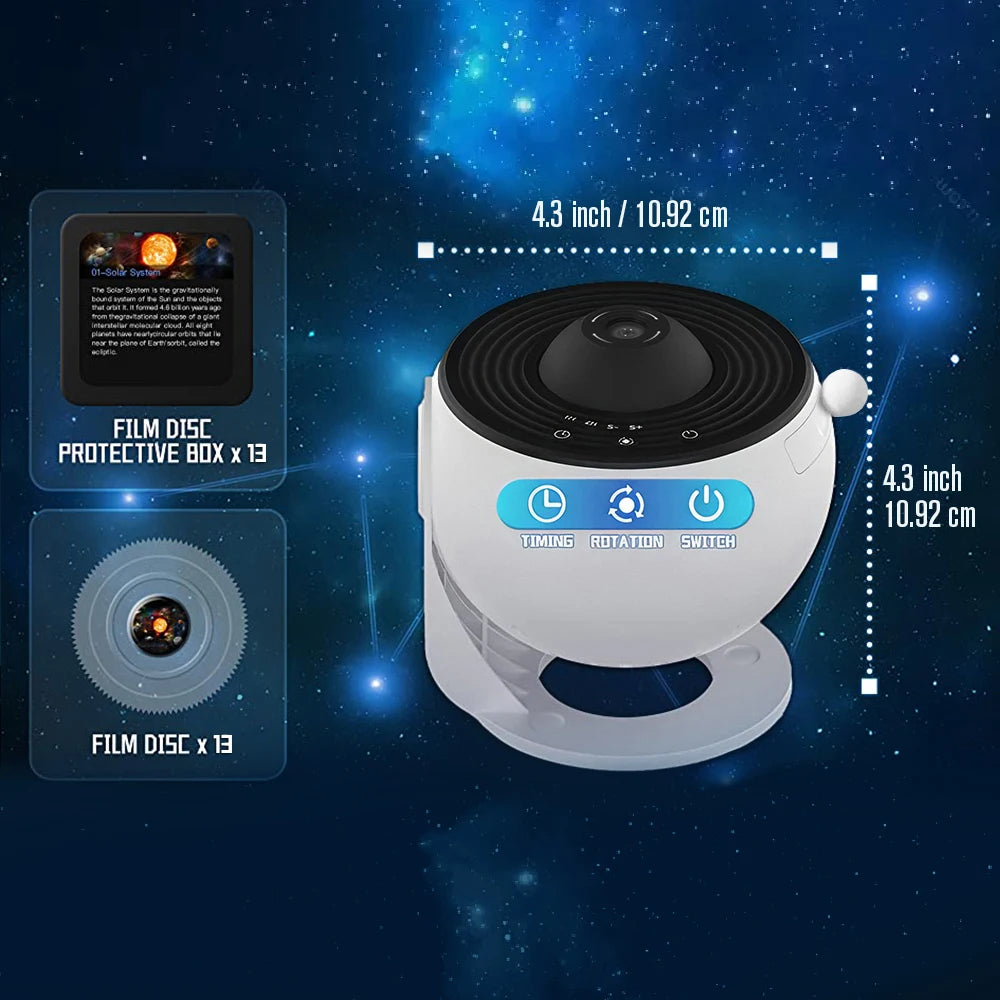 Galaxy, Planetarium Star Projector, Realistic Starry Night Sky