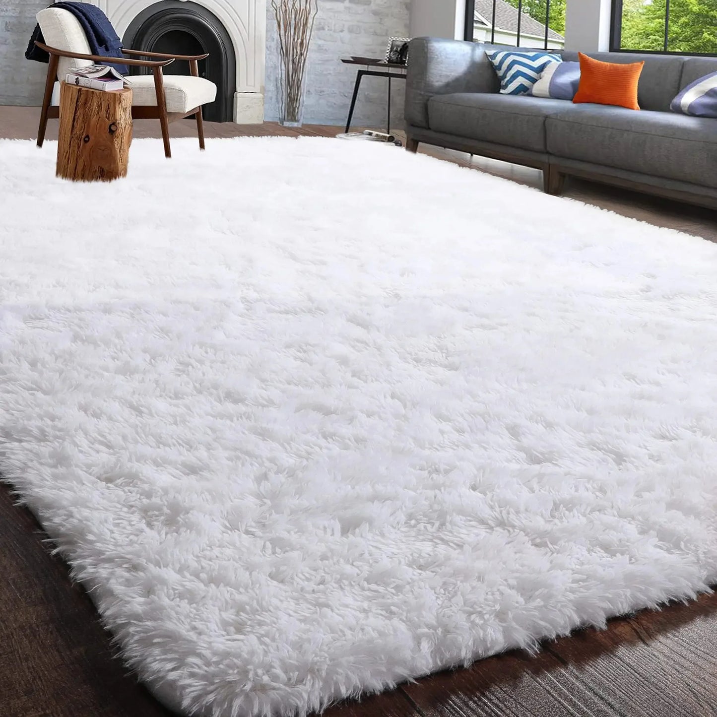 Soft Fluffy Non-slip Rugs for Bedroom, Living Room