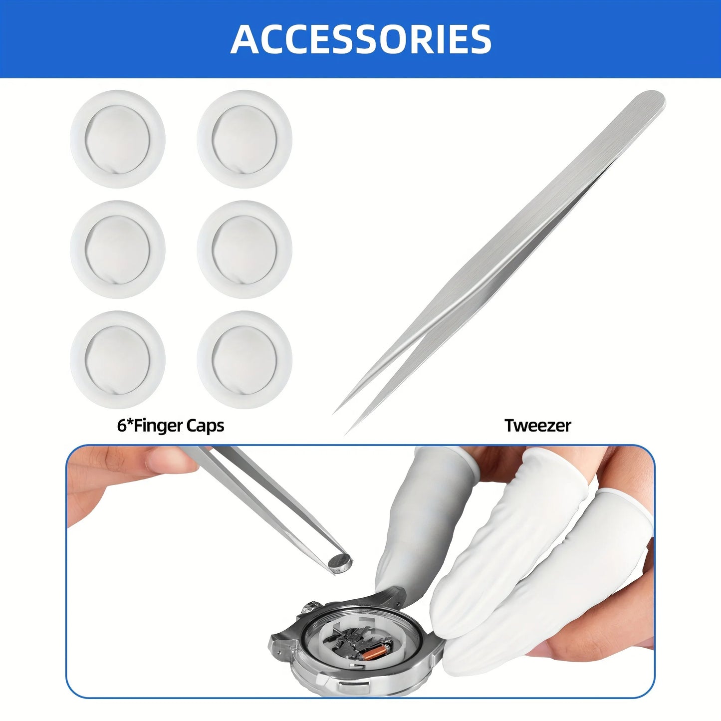 Professional Watch Repair Tool Kit, 224pcs, Professional Spring Bar