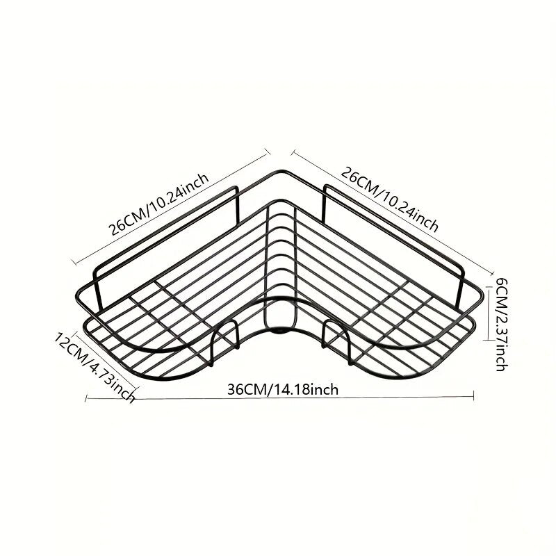 Bathroom Shelf Wall Hanging Corner Shower Caddy