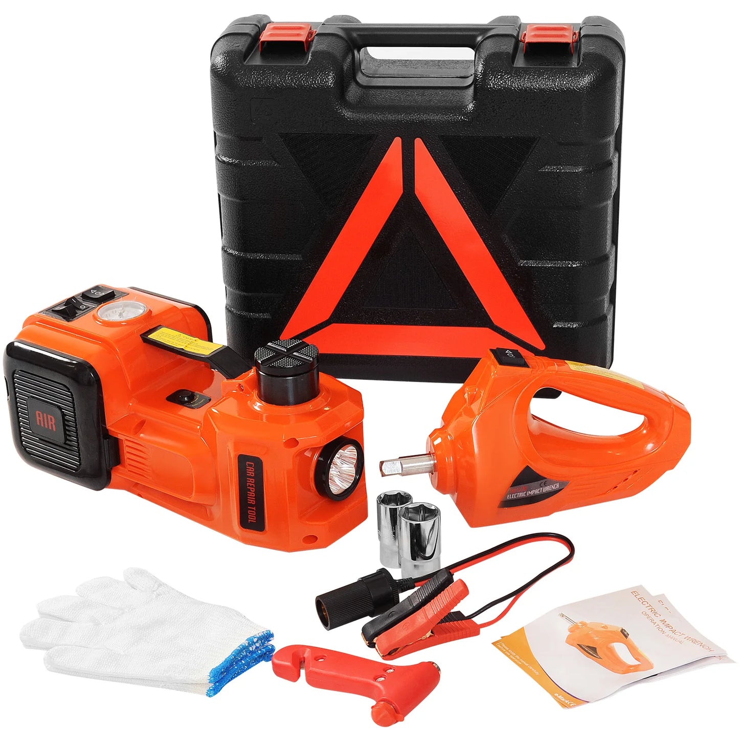 12V Car Electric-Hydraulic Jack/Inflator LED Light
