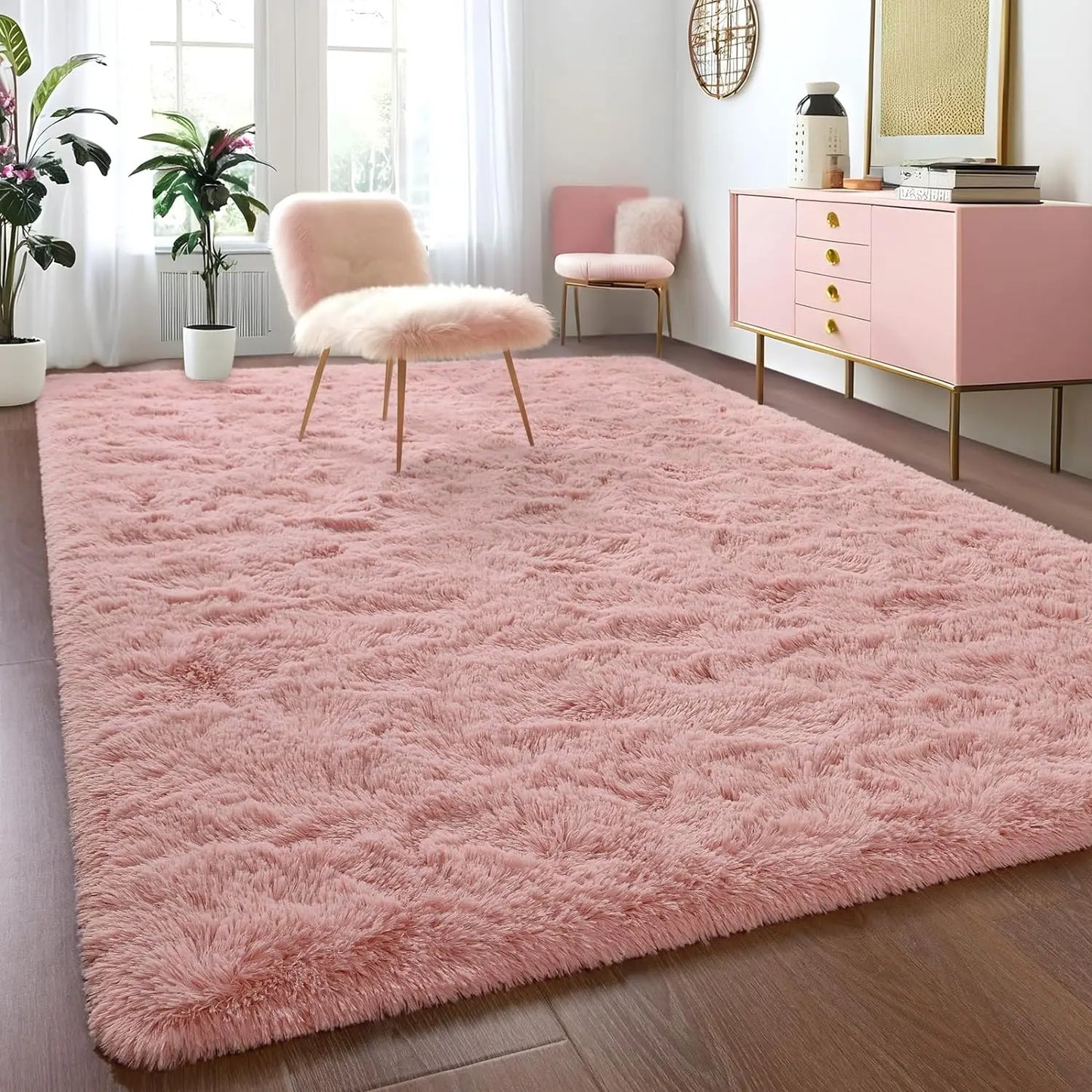 Soft Fluffy Non-slip Rugs for Bedroom, Living Room