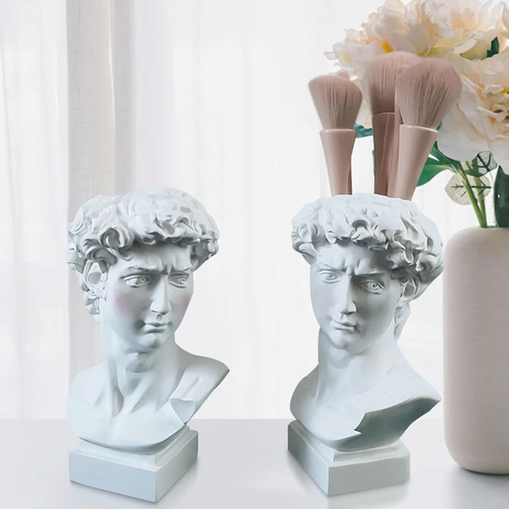 Mini Greek Mythology Figurine Head Portraits Bust Statue