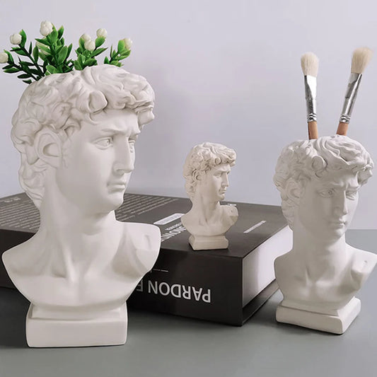 Mini Greek Mythology Figurine Head Portraits Bust Statue