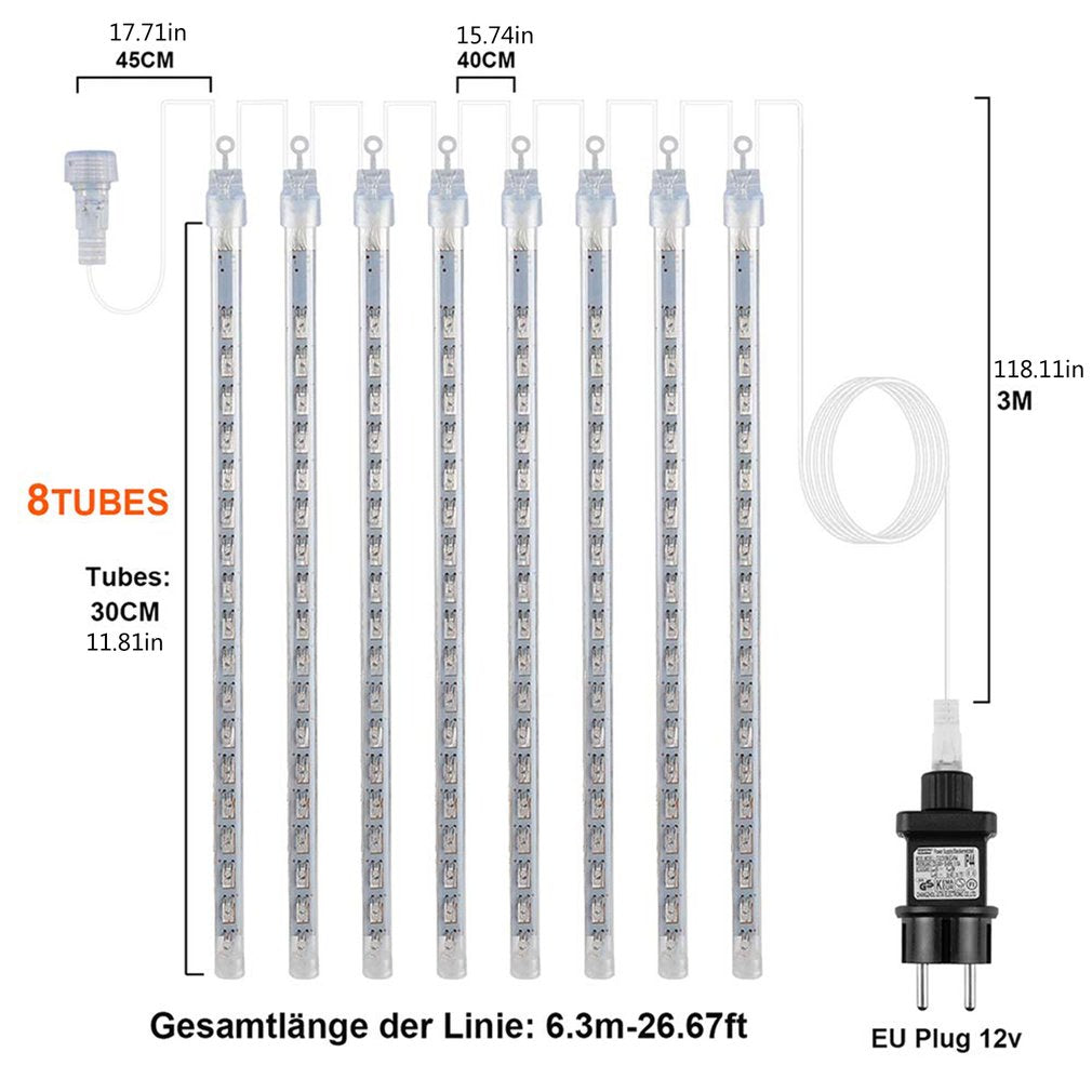 Led Meteor Shower Lamp Waterproof Outdoor Light - Homespectrums