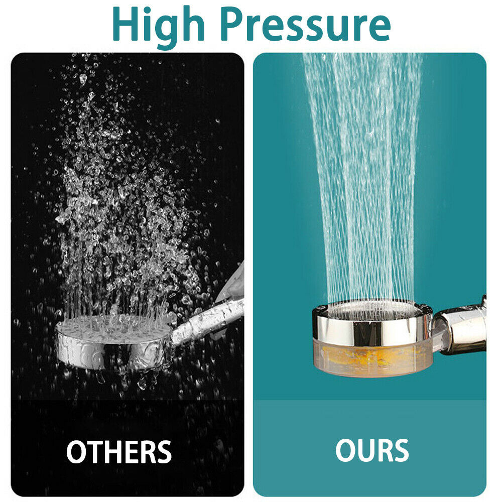 New Turbo Propeller Water Saving High Pressure Showerhead - Homespectrums