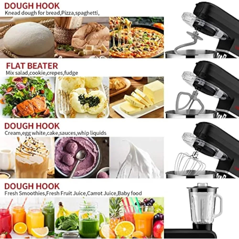 8.5 Qt. Multifunctional Stand Electric Kitchen Mixer