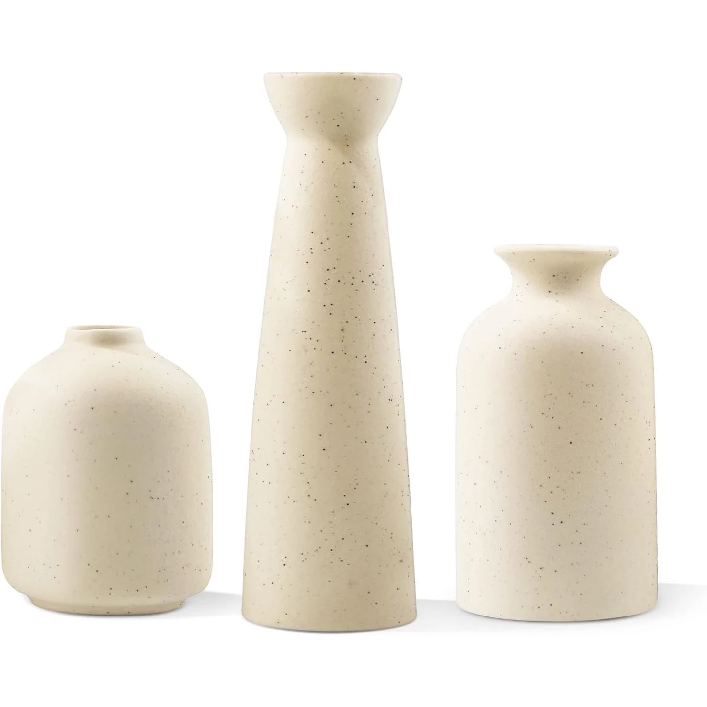 Decorative Ceramic vase Set of 3 Small Flower vases