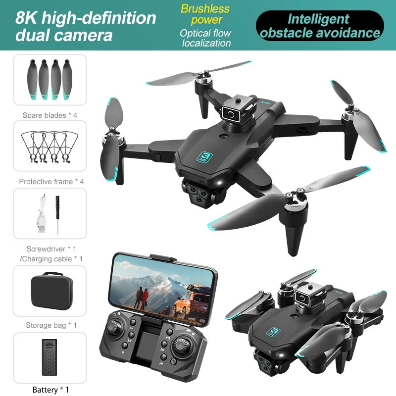 8K-Pro GPS Dual-Camera 5G Photography Obstacle Avoidance Drone