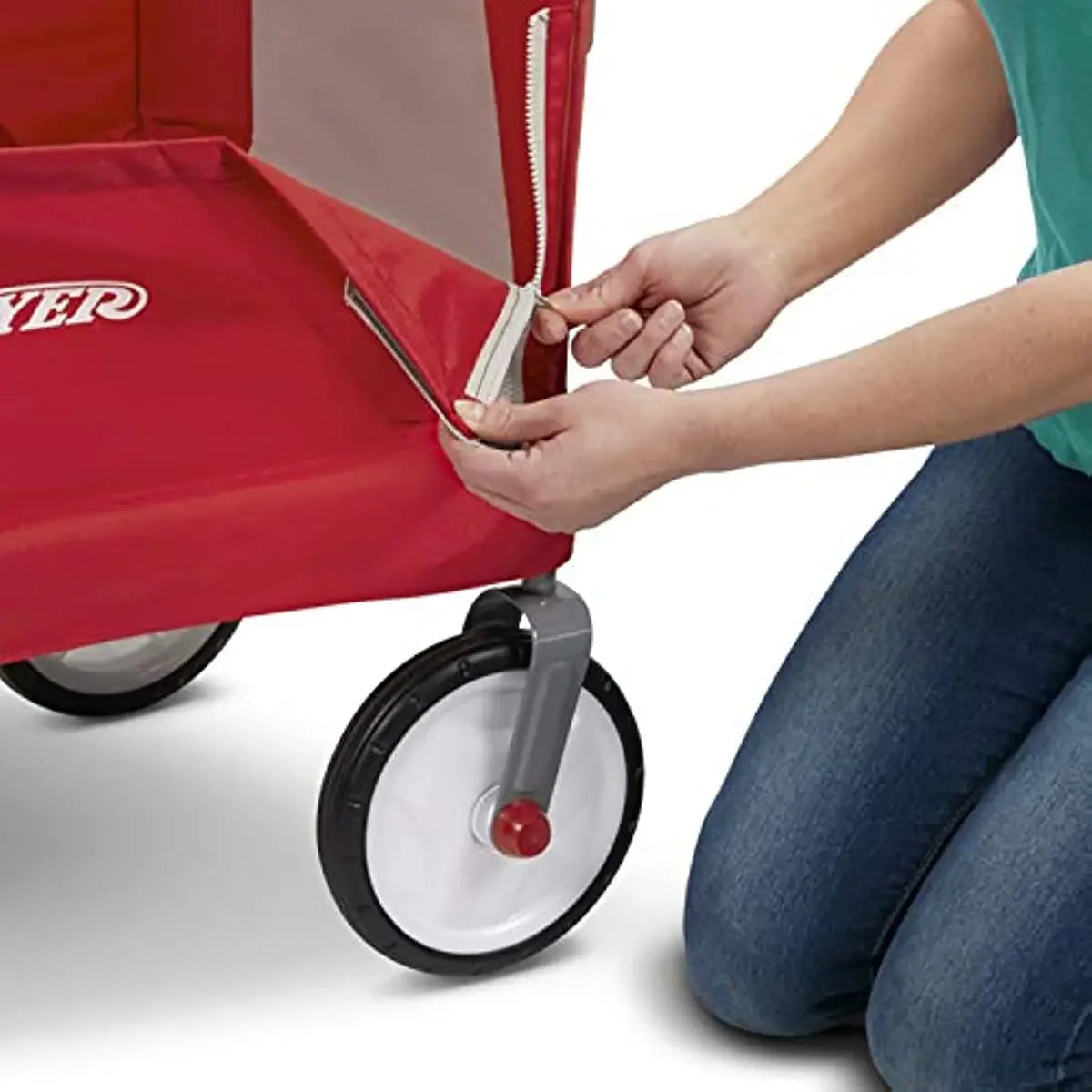 3-In-1 EZ-Folding Collapsible Wagon for Kids & Cargo