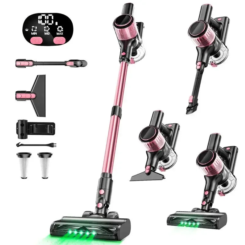 Cordless Stick Vacuum Cleaner, 350W 30KPa, 40mins runtime,