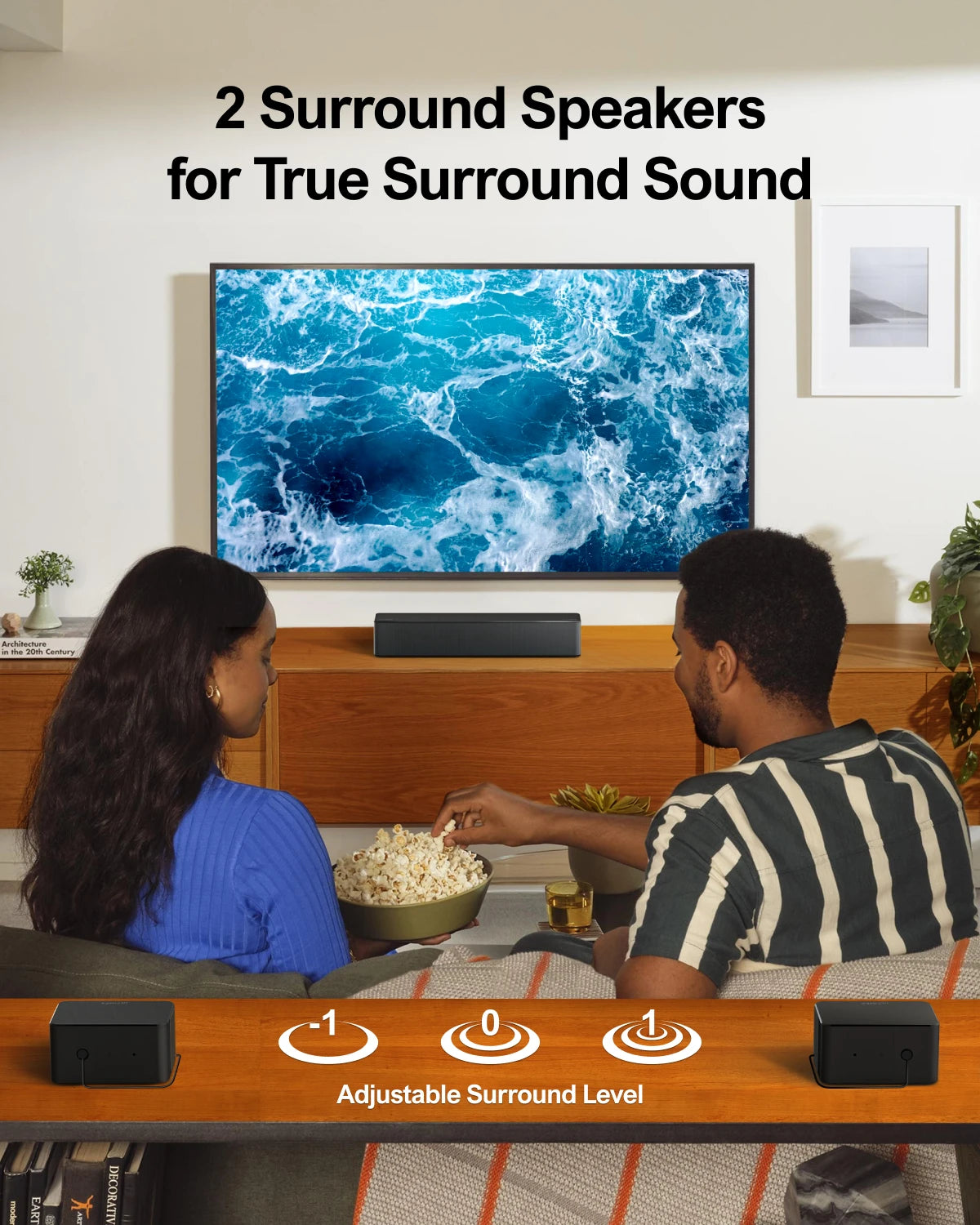 5.1-Soundbar, Dolby-Atmos, 3D-Surround, Wireless Subwoofer, Home Theater