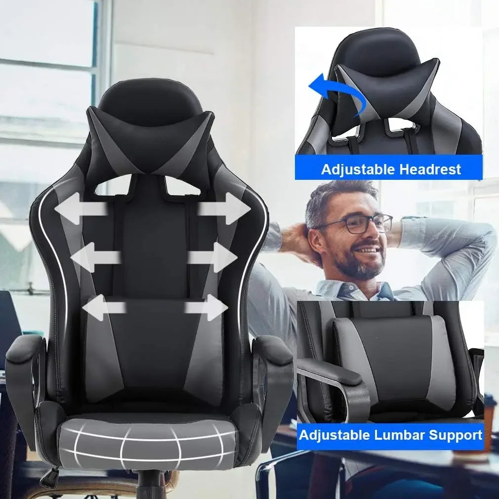 PC Gaming Ergonomic Office Desk Executive Computer Chair