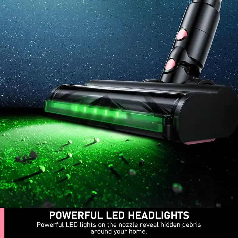 Cordless Stick Vacuum Cleaner, 350W 30KPa, 40mins runtime,