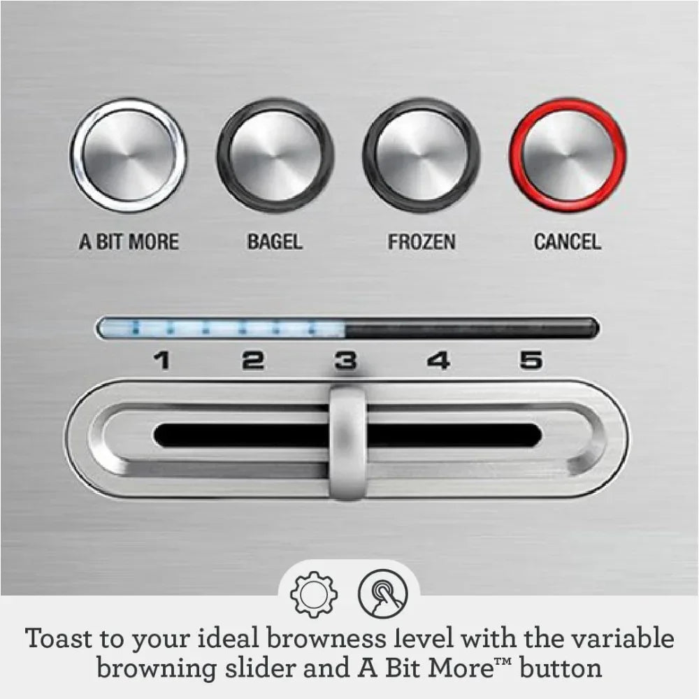 4-Slice Toaster, Brushed Stainless Steel