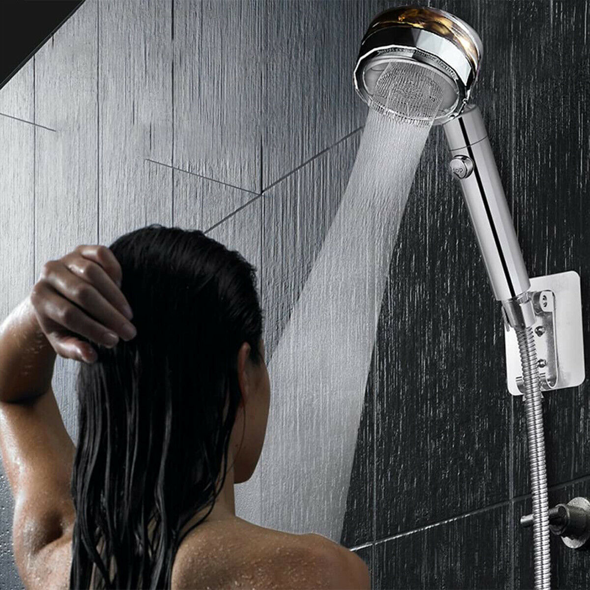 New Turbo Propeller Water Saving High Pressure Showerhead - Homespectrums