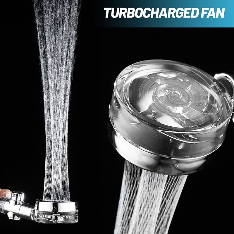 New Turbo Propeller Water Saving High Pressure Showerhead - Homespectrums