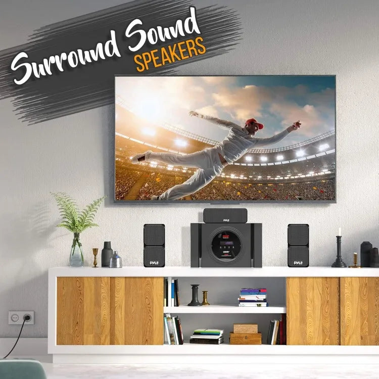 5.1-Channel 300W Home Theater Surround-Sound Speaker System