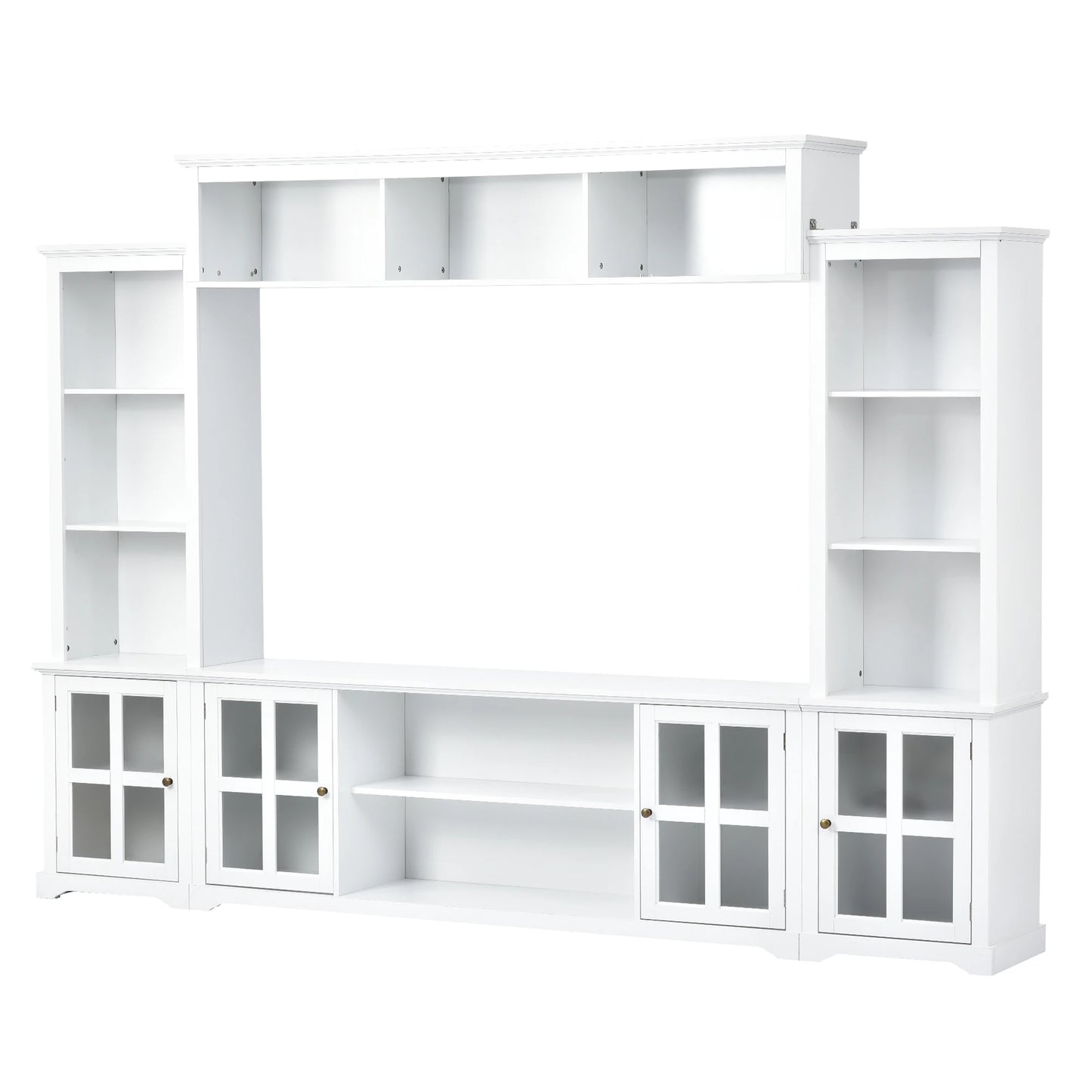 Minimalism Entertainment Wall Unit for TVs Up to 70"