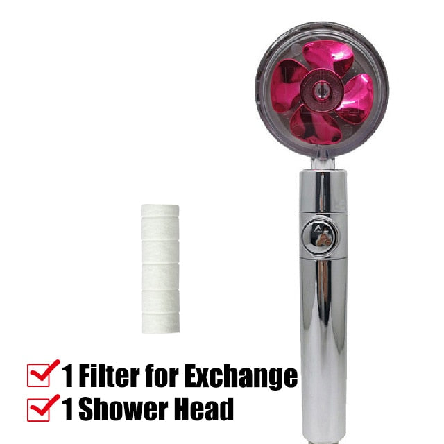 New Turbo Propeller Water Saving High Pressure Showerhead - Homespectrums