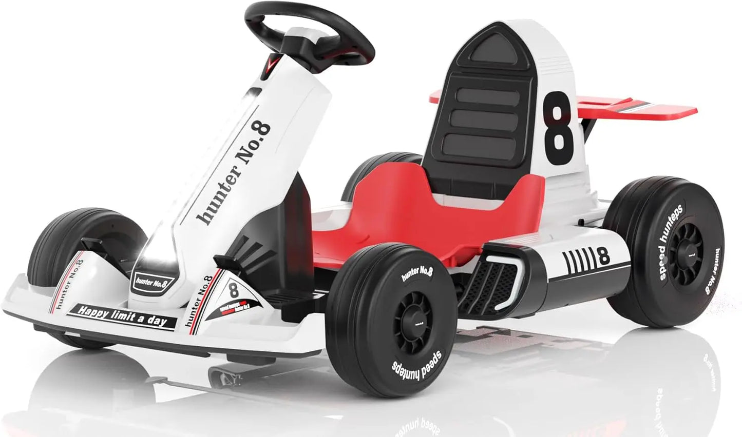 12V Battery Powered Go Kart/Drift Car for Kids 3+