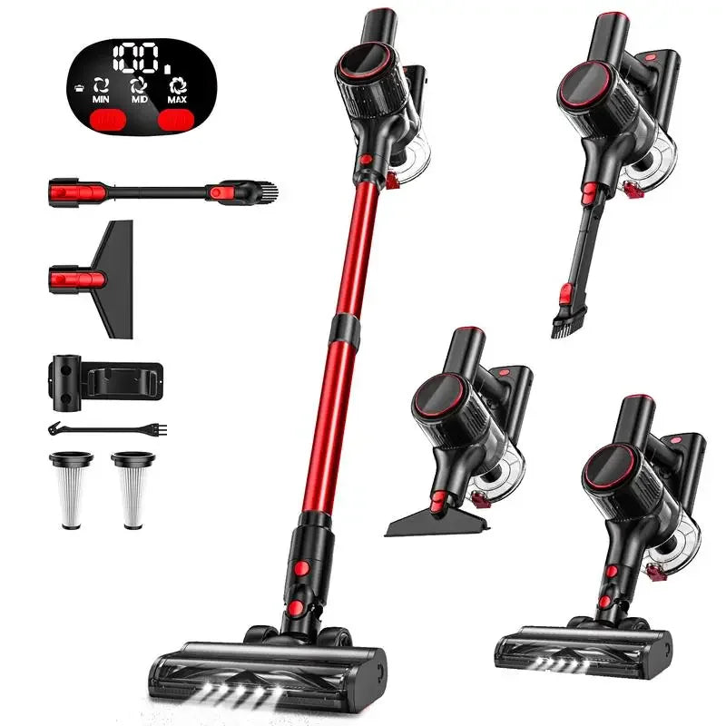 Cordless Stick Vacuum Cleaner, 350W 30KPa, 40mins runtime,