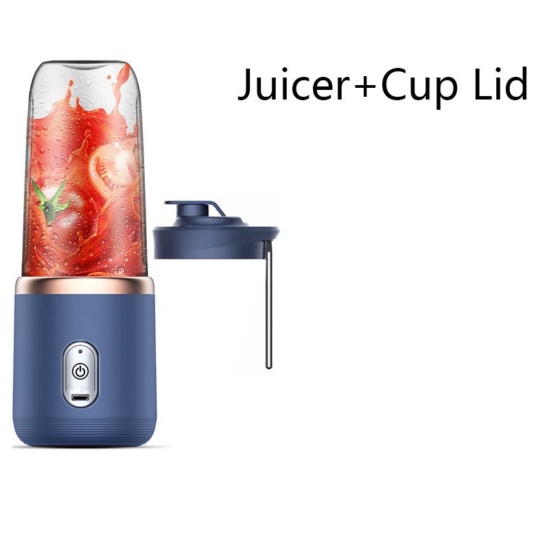Portable Small Electric Juicer Stainless Steel Blade Automatic - Homespectrums
