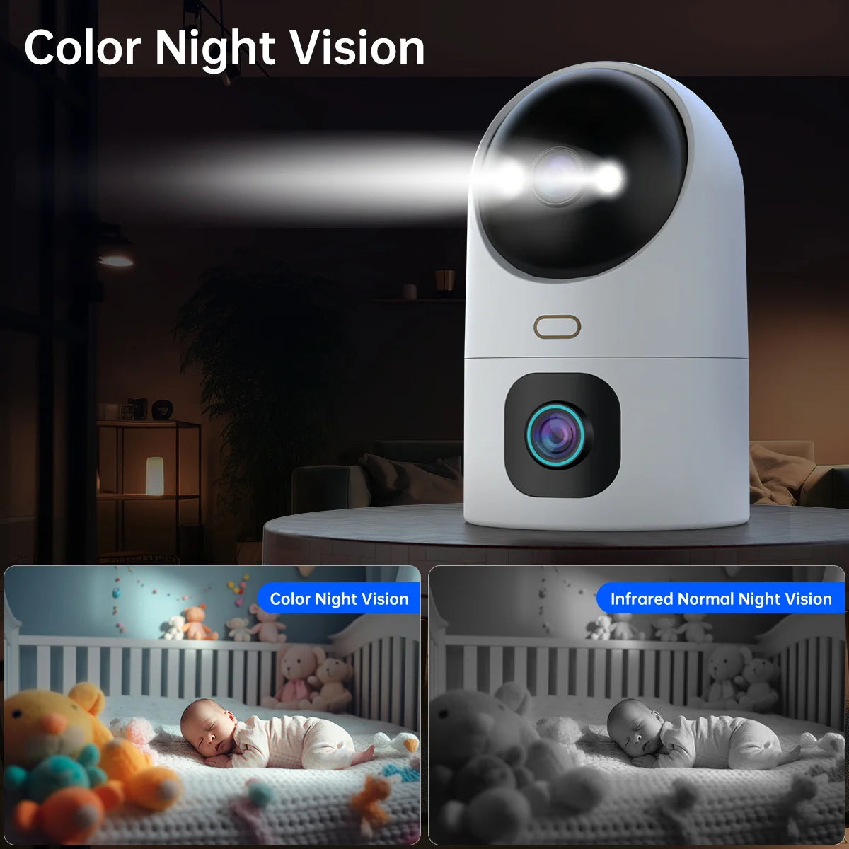 Home Baby Monitor Auto Tracking Video Surveillance Camera